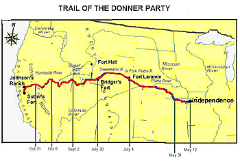 Map of the California Trail