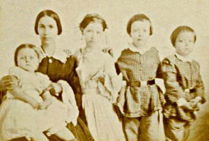 Elizabeth Perryman and her children